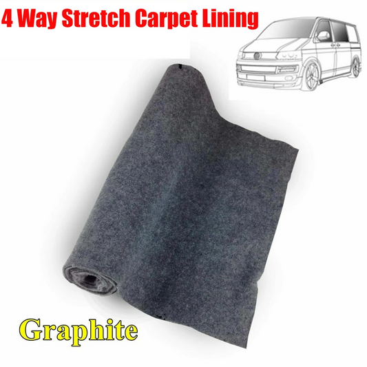 Robust Car Parts 4-Way Stretch Camper Van Carpet for VW T5/T5.1 Transporter/Caddy