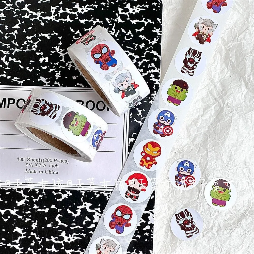 Bandai MV Character Decorative Round Stickers — 500 Pack