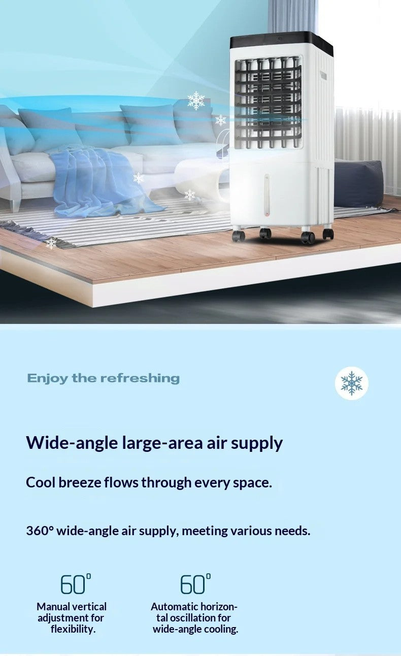 10L 3-in-1 Portable Air Cooler, Fan and Humidifier with Remote