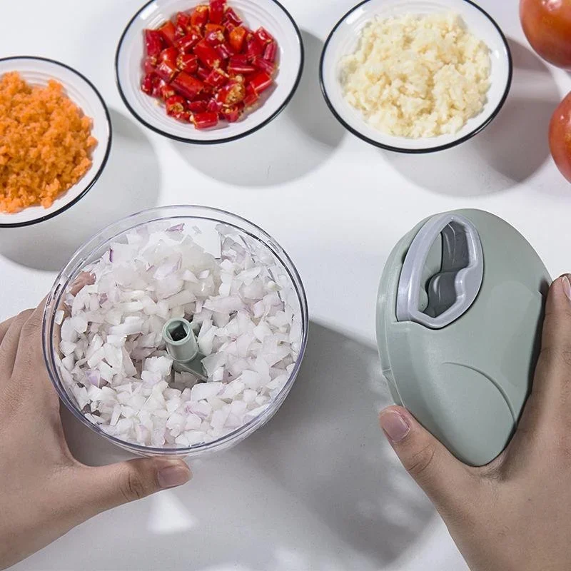 Manual Rotary Garlic and Vegetable Chopper 500/900ml