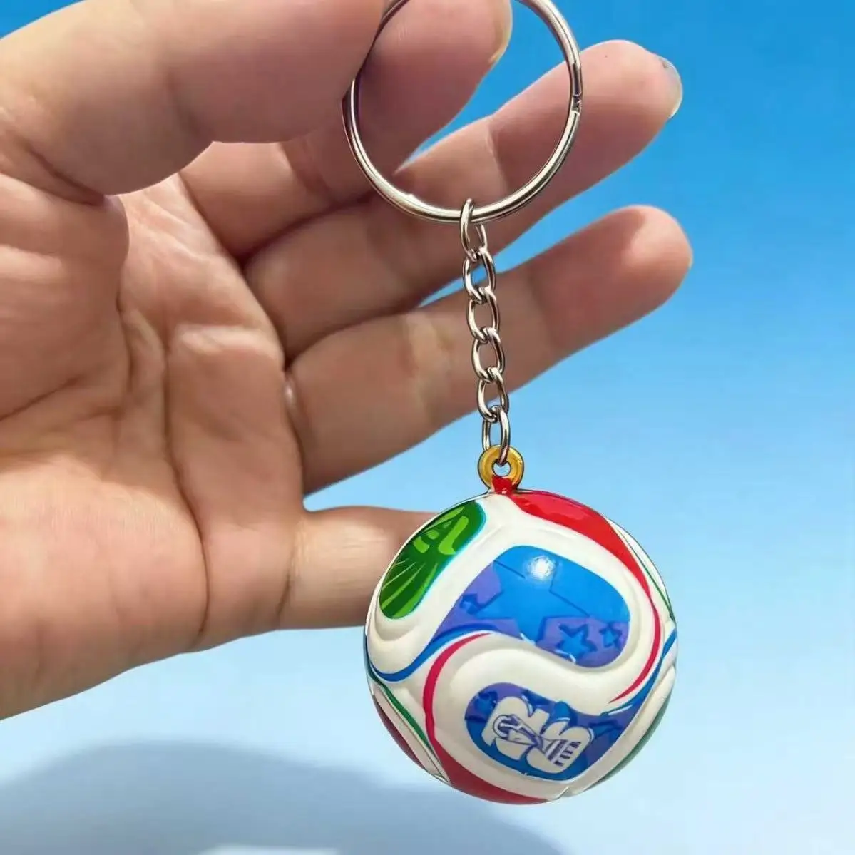 Mini Football/Soccer Ball Keyring for Sports Fans