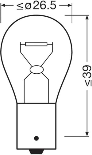 Osram 7529 24V 15W Signal Lamp OEM Truck Bus Light - Image 4