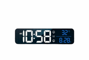Music LED Alarm Clock Temperature Date Dual Alarms