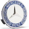 Mercedes Benz 75mm Blue Alloy Wheel Centre Cap Single Hub Badge AMG