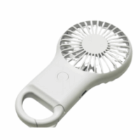 Alternative view of Mini Pocket Fan Mountaineering Buckle 7 Color LED USB Type C