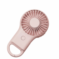 Mini Pocket Fan Mountaineering Buckle 7 Color LED USB Type C