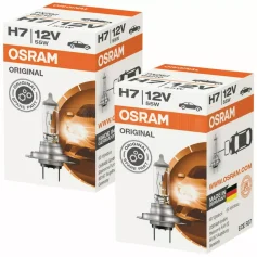 2 X OSRAM H7 499 477 12V 55W Halogen Car Headlight Headlamp