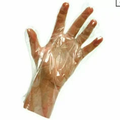 100 Disposable Plastic PE Polyethene Gloves (Food Safe) Non-Vinyl/PU/Latex