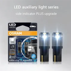 Osram LED White W5W Sidelight Bulbs 6000K 12v 1W Door\Auxiliary Light, 2980CW