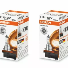 2 X H11 12V 55W Genuine Osram Auto Bulbs Standard bulb FAST N FREE DISPATCH