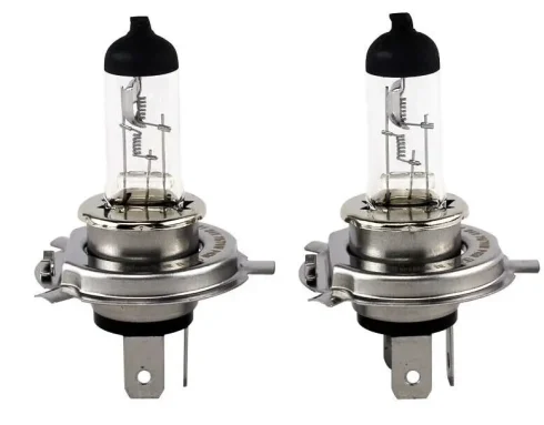 2 x H4 Standard (P43t) 60/55W 12V Car Headlight Bulbs