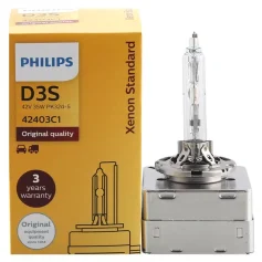 Philips Xenon Standard Replacement Bulb OEM Quality Quartz Glass Headlight