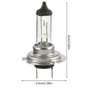 "Lucas H7 12V 55W Halogen Headlight Bulbs OEM Pair" - Image 2