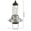 H7 24V 100W Halogen Headlight Bulb Clear White 3200K Truck HGV