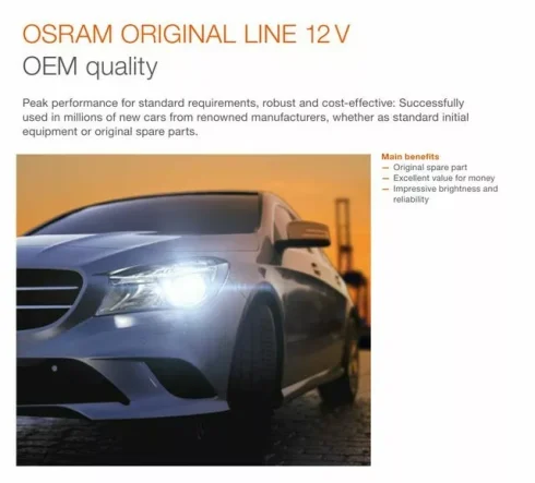 Osram H3 Classic (453) 55w 12v Bulb [64151-01B] - Image 5