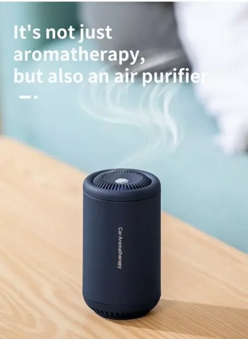 Car Air Freshener Essential Oil Diffuser + Free Fragrance Balm - Image 2