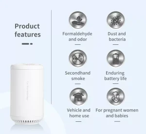 Portable Waterless Aroma Diffuser USB C RGB Light Car Home Travel - Image 5
