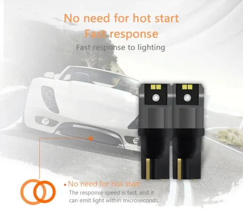 Osram T10 501 LED White W5W Sidelight Bulbs 6000K 12v 1W Door\Interior Light - Image 5