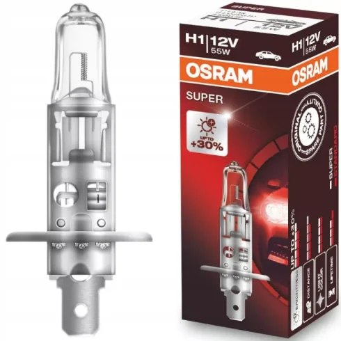 2x Genuine Osram Super Bright Premium Off Road Headlight Bulbs H1 FAST POSTAGE - Image 2